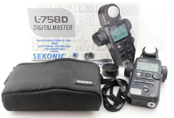 Sekonic L-758D Digital Master Light Meter - Excellent Condition with Case and Box