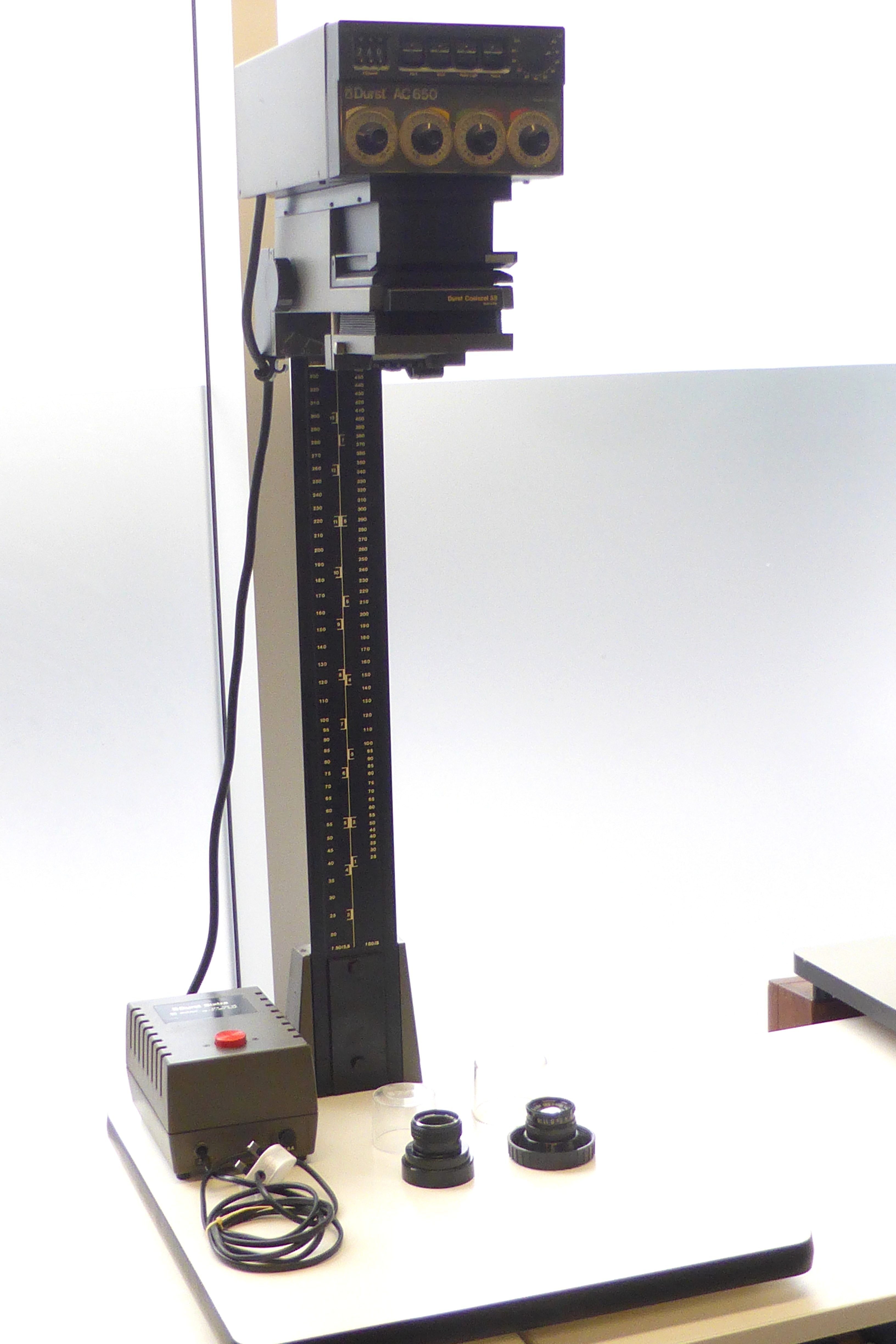 Durst AC650 35mm-6x6 Darkroom Enlarger, 80mm Neonon & 50/2.8 Nikkor Lens