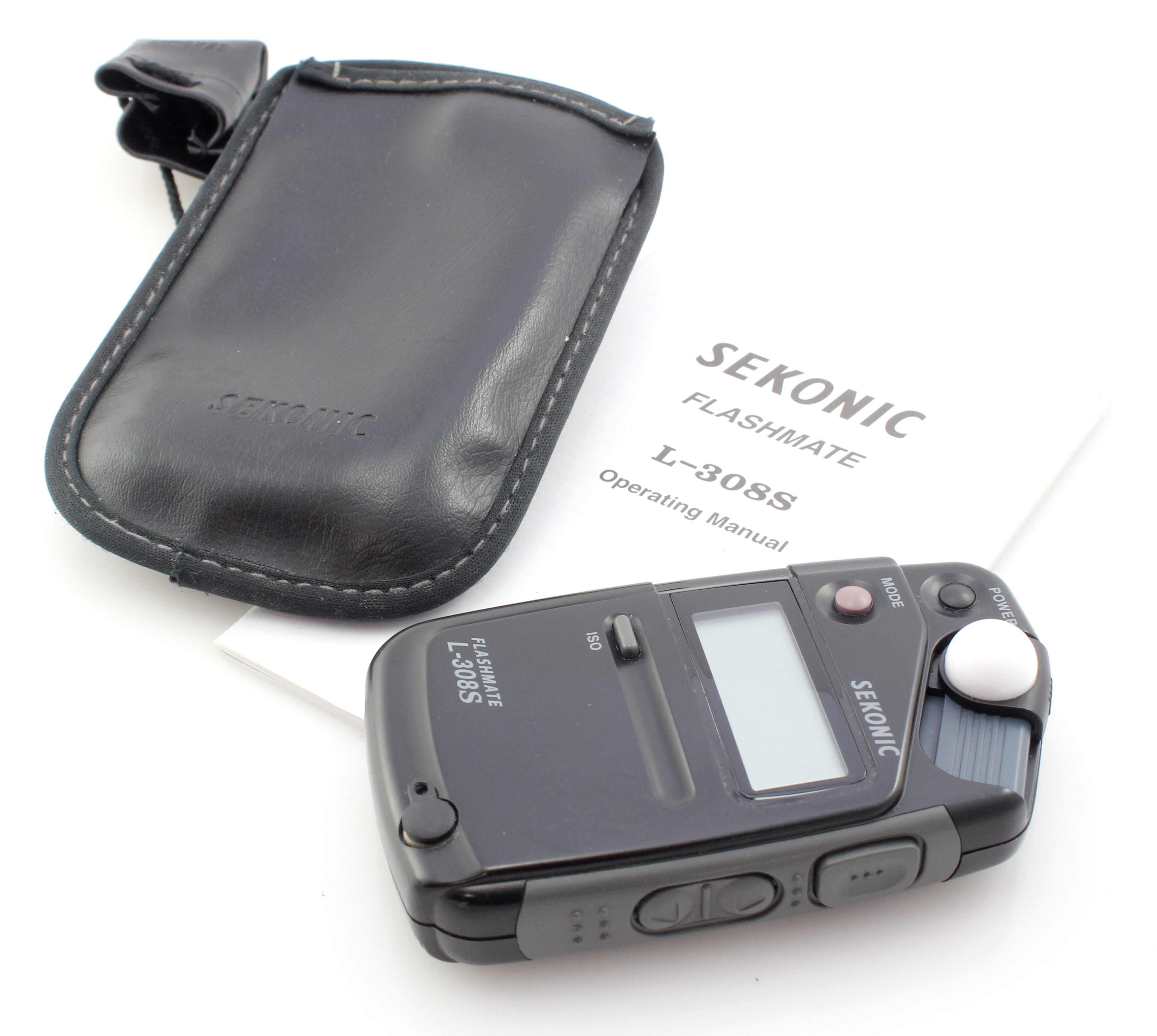 Sekonic L-308S Flashmate Light Meter, Soft case & Lumidisc - Great Condition