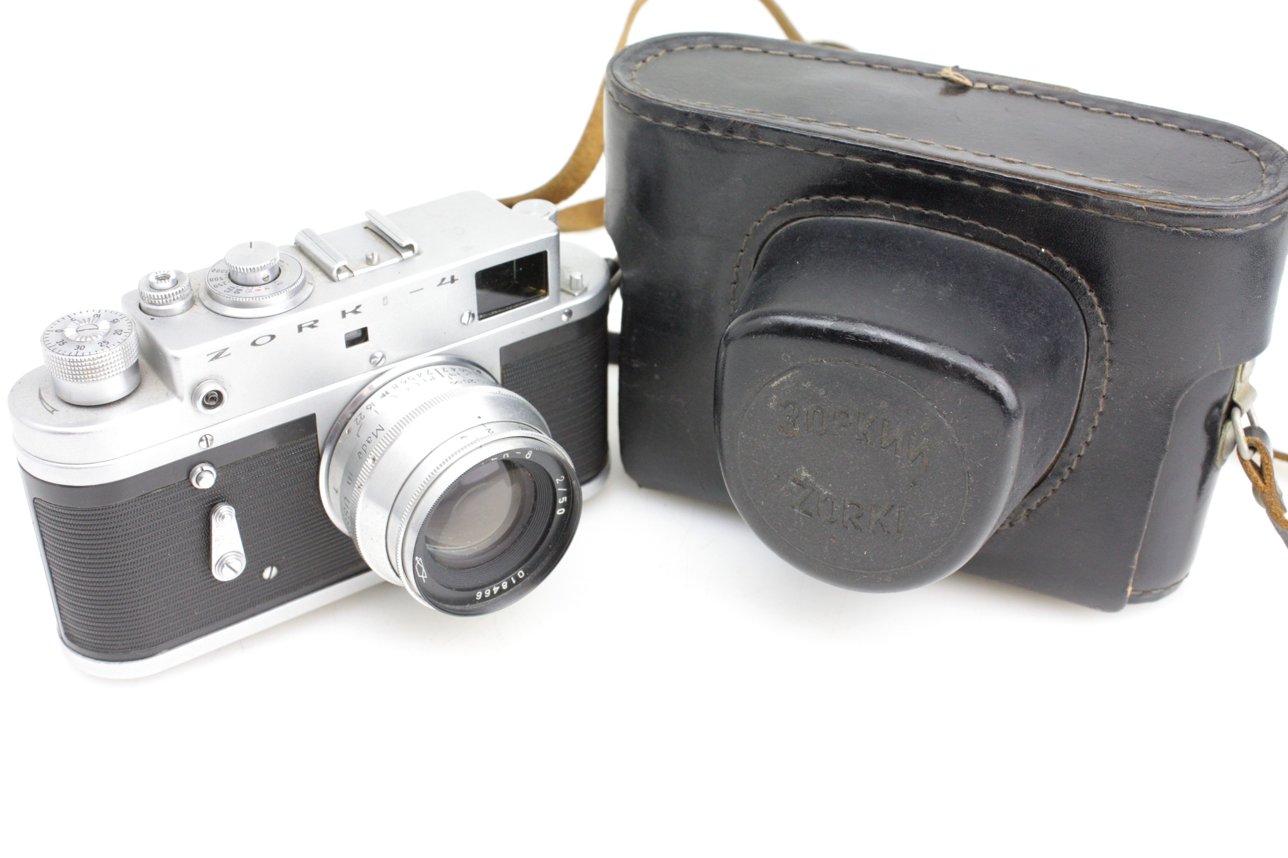 Zorki 4 35mm Rangefinder Camera, with Jupiter-8 50mm f/2 Leica 'Copy'