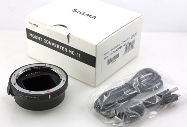 Boxed Sigma Lens Mount Converter MC-11 Adapter - Canon EF to Sony E Mount