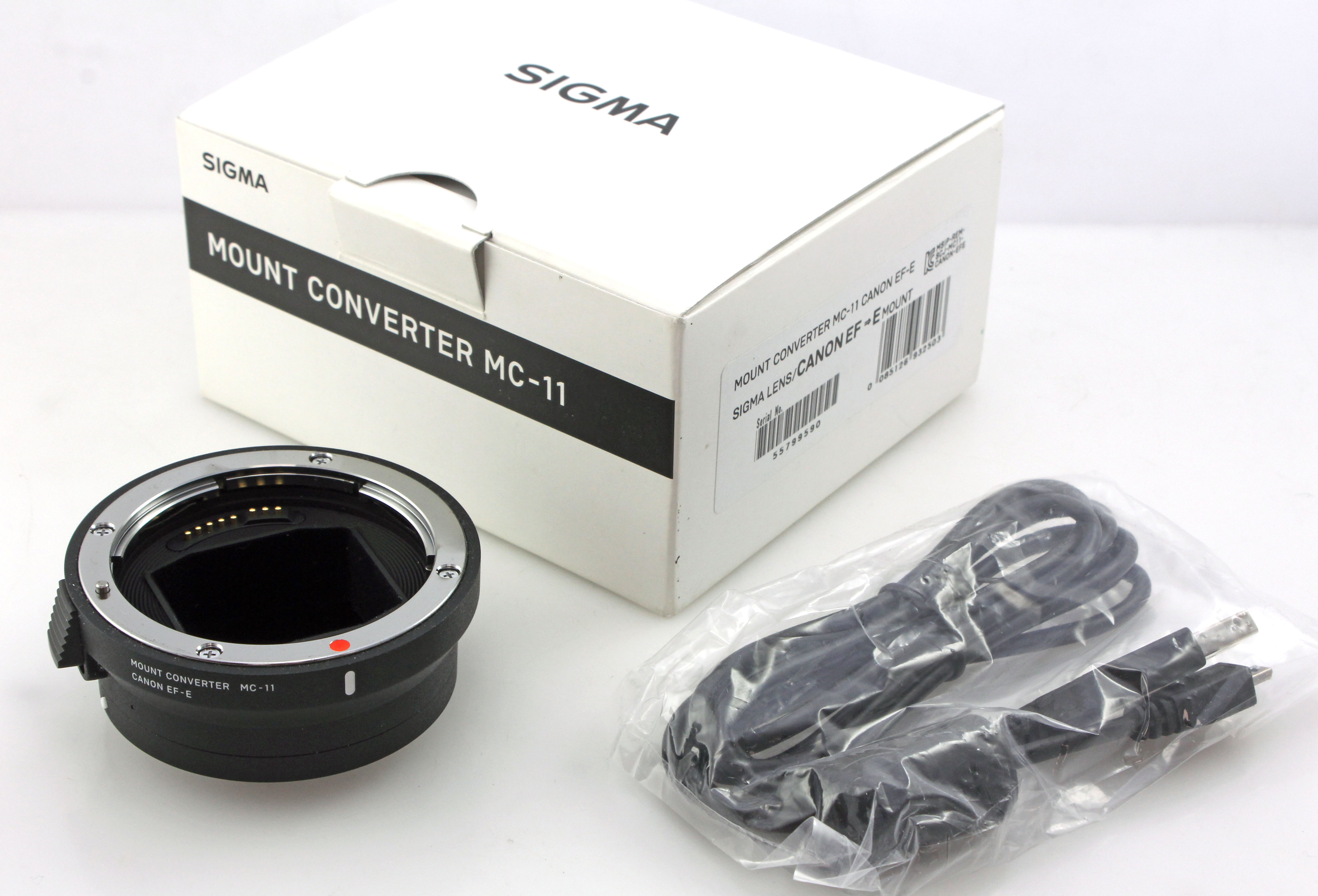 Boxed Sigma Lens Mount Converter MC-11 Adapter - Canon EF to Sony E Mount