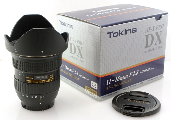 Boxed Tokina AT-X Pro SD (IF) DX 11-16mm F/2.8 ASPH Wide Angle Zoom Lens - Nikon F DX mount