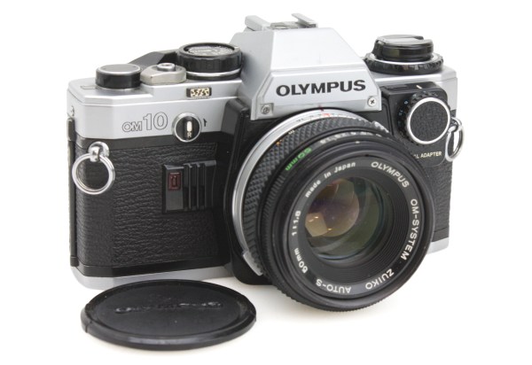 Olympus OM10 35mm Film SLR Camera with 50mm f/1.8 lens - New Seals!