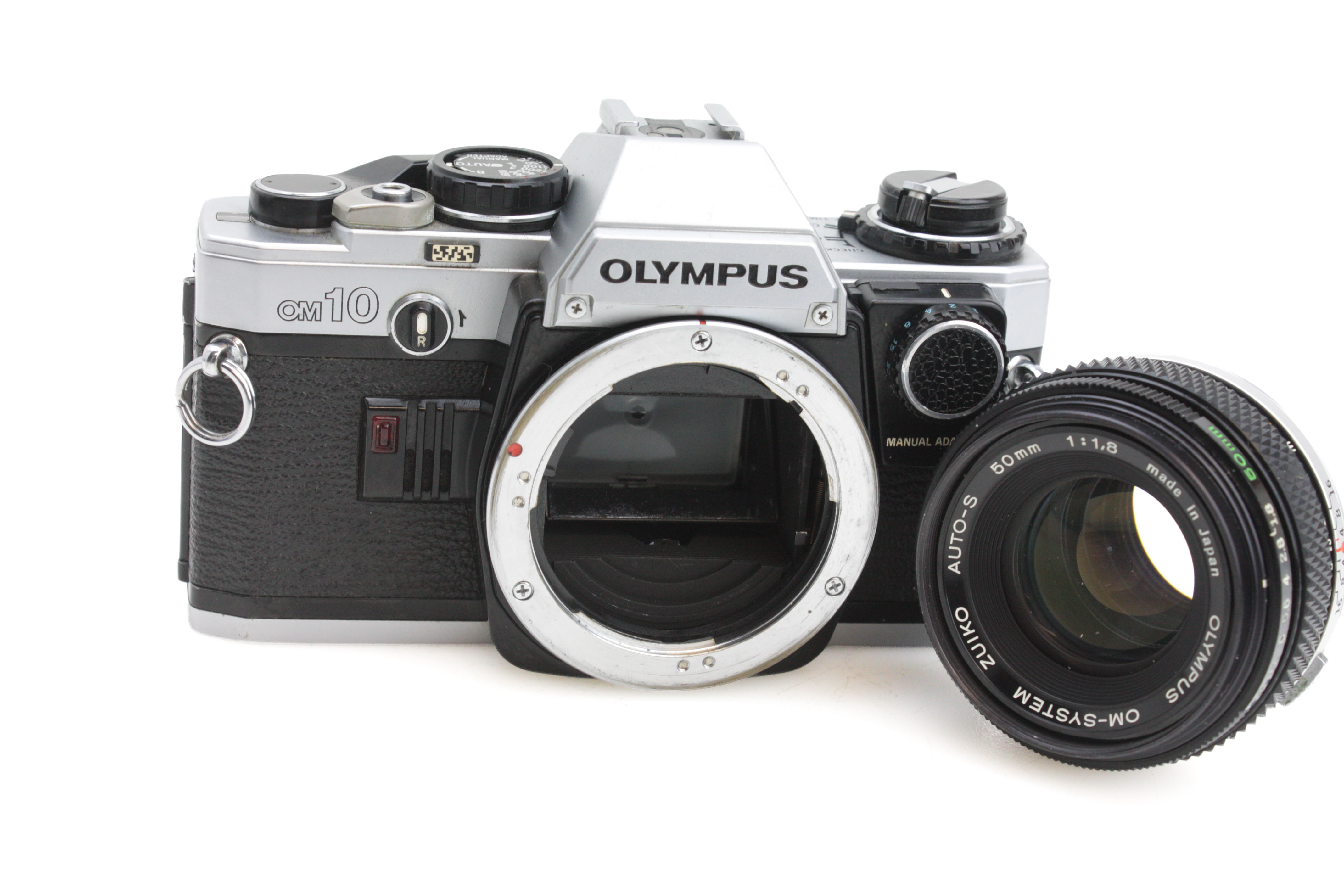 Olympus OM10 35mm Film SLR Camera with 50mm f/1.8 lens - New Seals! - Image 12