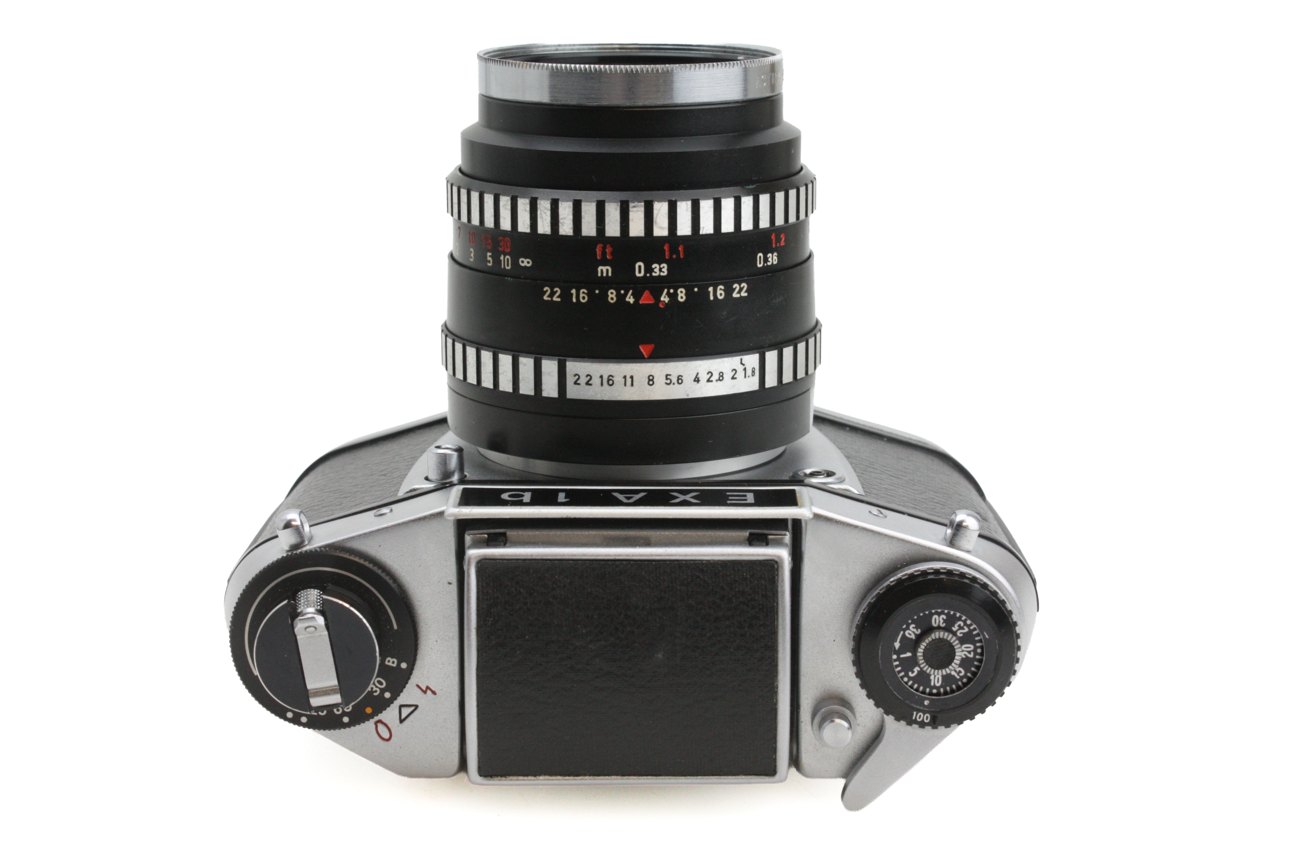 Exa 1B 35mm Film SLR Camera, Meyer Optic 50mm f/1.8 & Waist Level Finder - Image 4