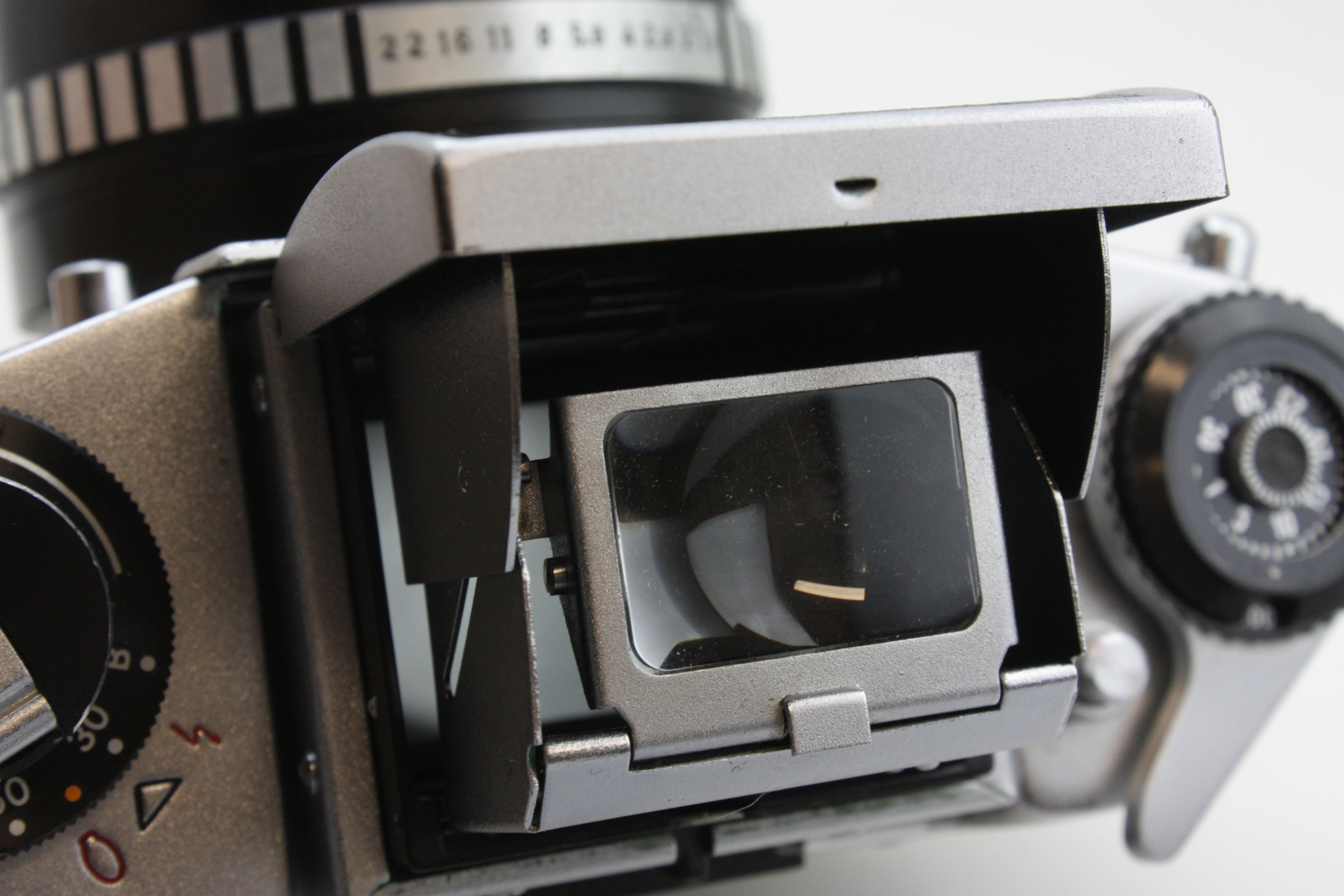Exa 1B 35mm Film SLR Camera, Meyer Optic 50mm f/1.8 & Waist Level Finder - Image 5