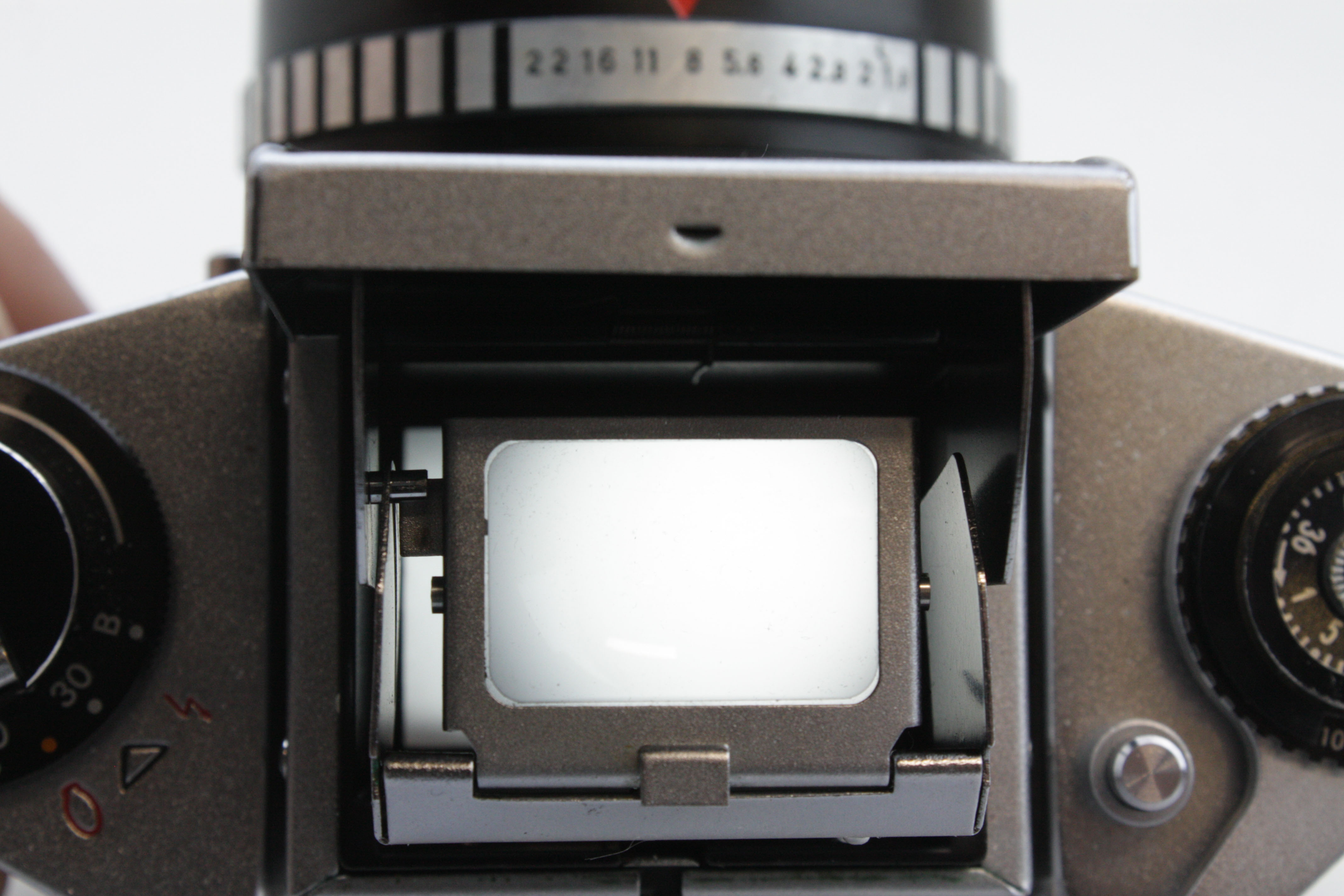 Exa 1B 35mm Film SLR Camera, Meyer Optic 50mm f/1.8 & Waist Level Finder - Image 6