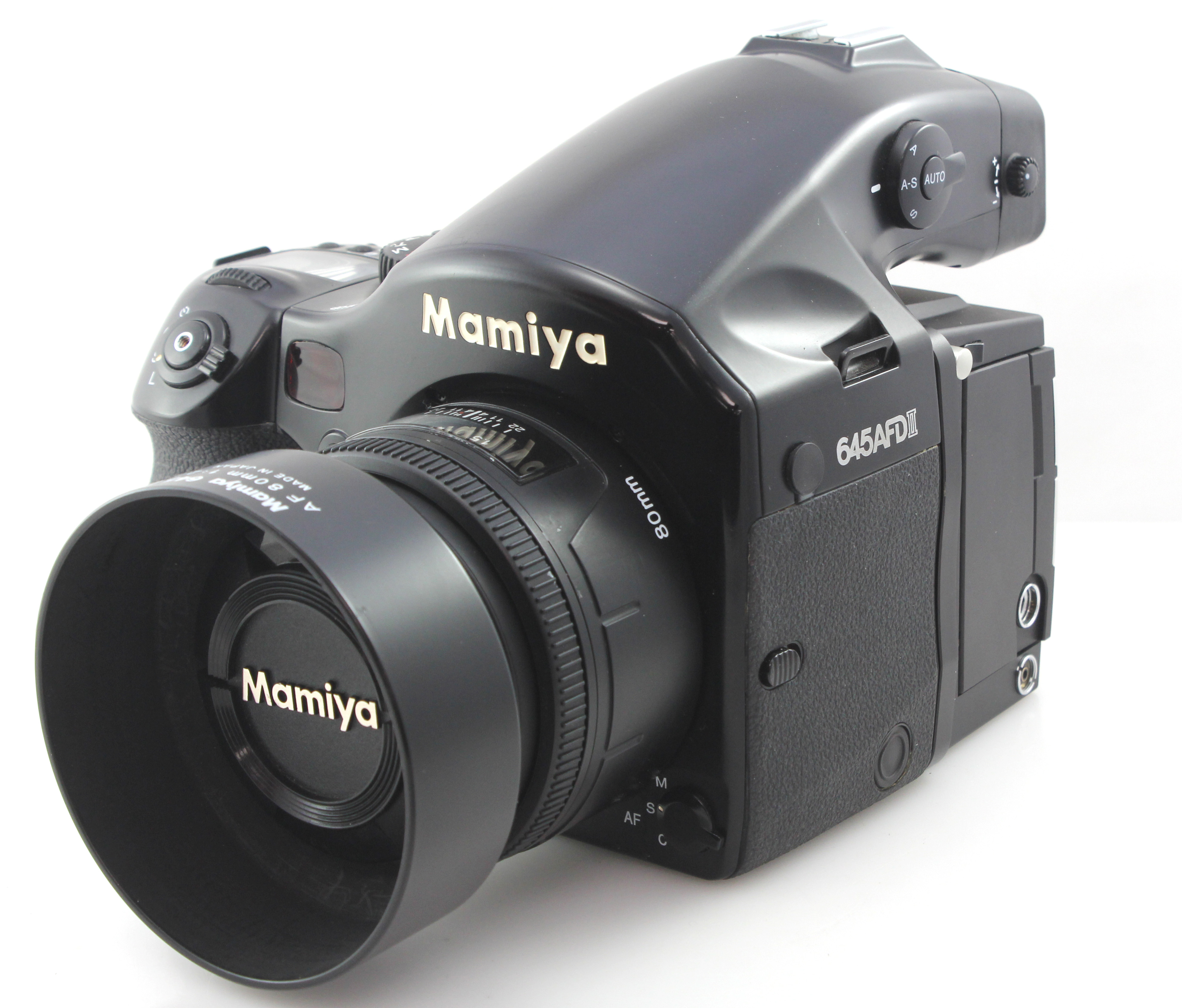 Mamiya 645AFDII Medium Format Digital Camera. Phase One P21+ AF 80mm f2.8 Lens