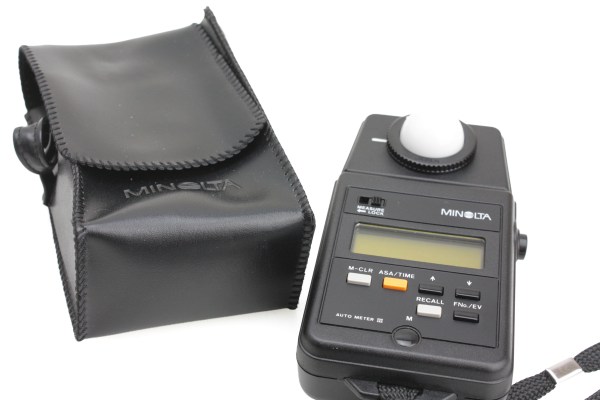 Minolta Auto Meter III Light Meter, with Case - Very Good Condition