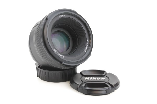 Nikkor AF-S 50mm f1.8 G Prime AF Lens w hood & caps for Nikon DSLR Cameras
