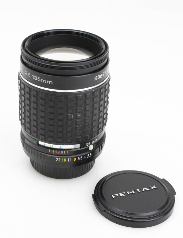 Pentax 135mm f/2.5 Takumar Prime Lens, with Caps - Pentax K
