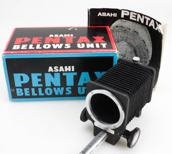 Asahi Pentax Bellows unit - Pentax m42 screw mount - excellent - Boxed