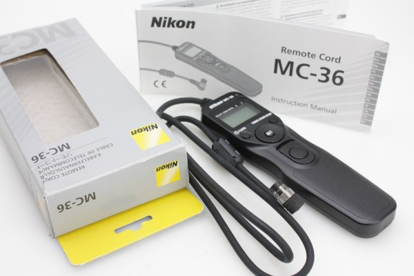 Boxed Nikon MC-36 Intervalometer Remote for Nikon DSLR Bodies, 8 Pin Connection