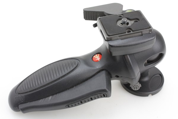 Manfrotto #327RC2 Ball Head with Grip Joystick Release, Tripod Head & Quick Release Plate QRP