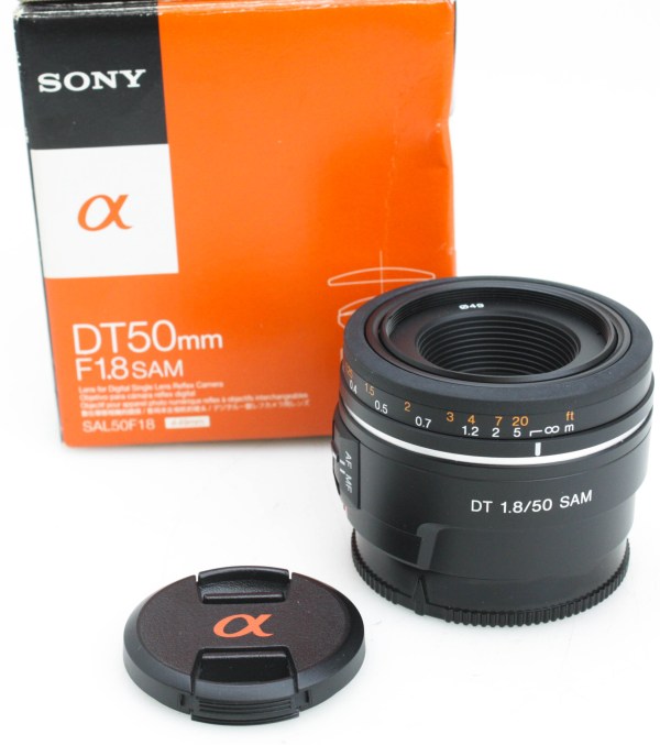 Sony AF 50mm SAM f/1.8 Prime Lens - Full Frame - Minolta AF / Sony A Mount