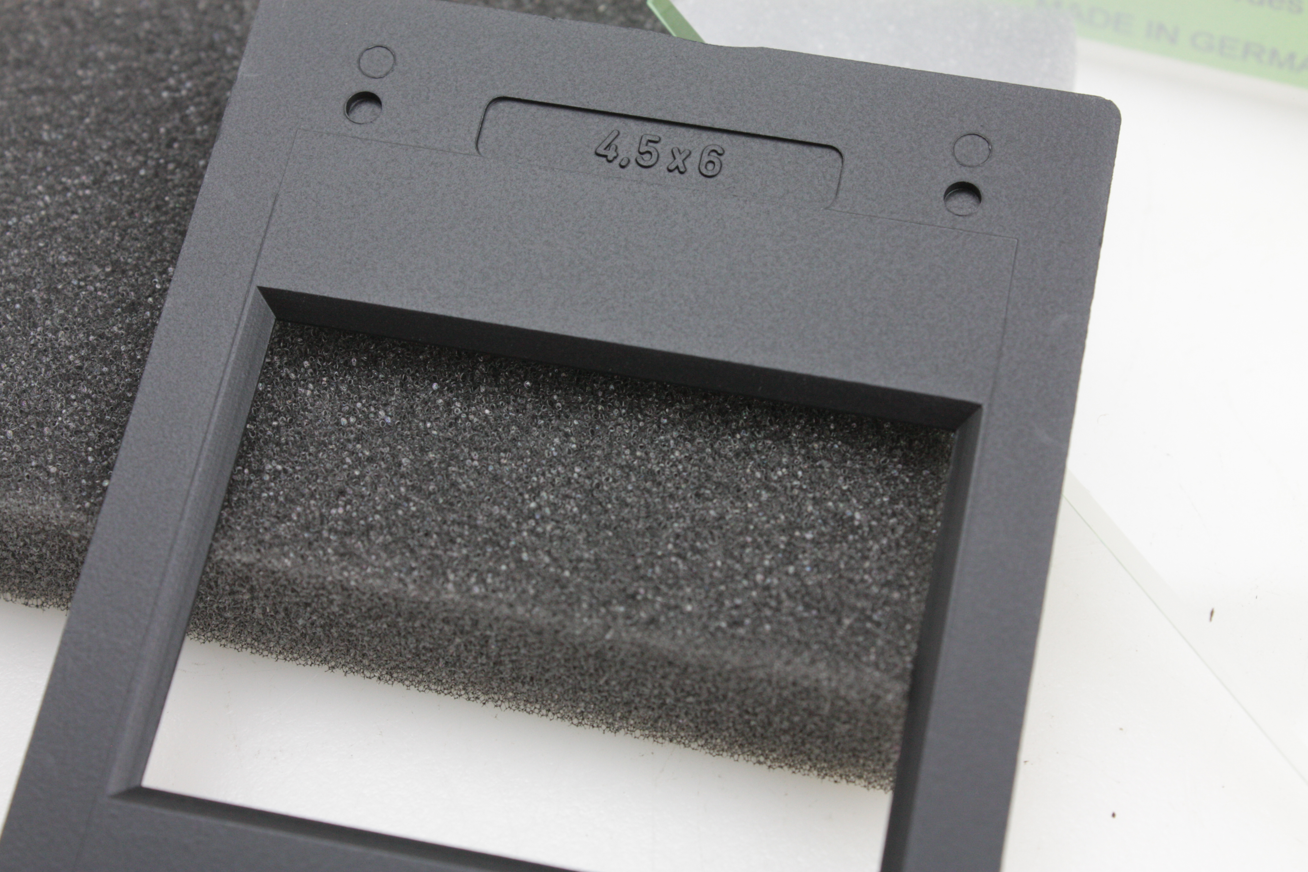 Kaiser 6x45 Mask & AN Glass, for Enlarger Negative Carrier / Holder - Image 2