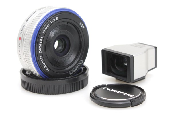 Olympus 17mm f/2.8 Prime Lens, with Viewfinder & Caps - Micro Four Thirds Mount