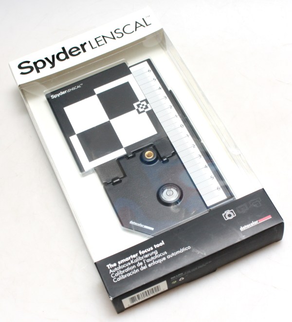 Boxed Spyder lenscal - Lens calibration Tool - opened Never Used