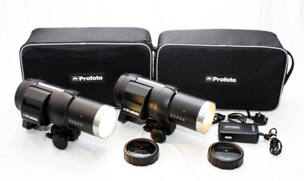 Profoto B1 500 AirTTL Location Set - 2x Heads, Charger, Batteries, Cases
