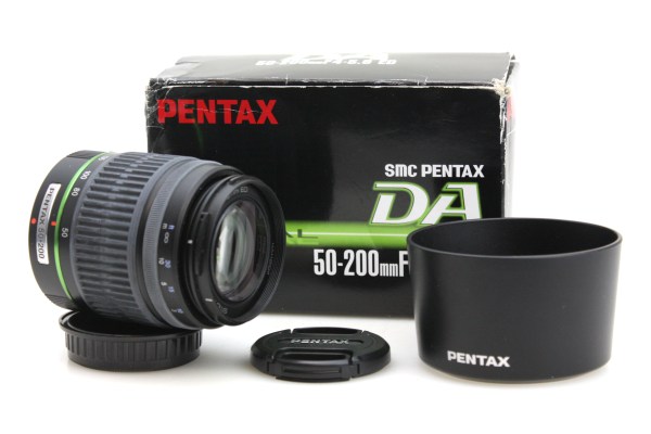 Pentax 50-200mm f/4-5.6 ED, with Caps & Hood - Pentax K (KAF) Mount - Boxed