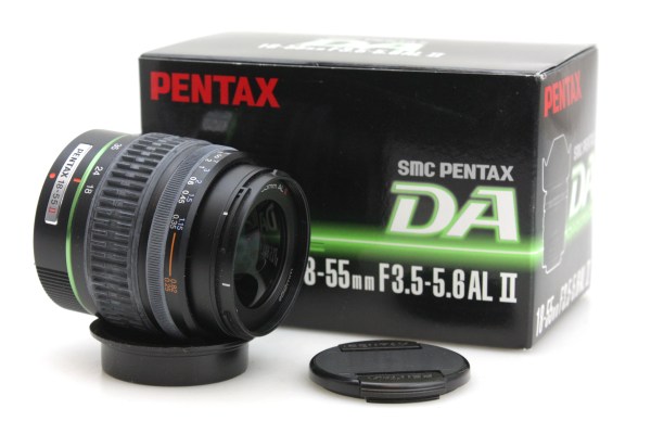 Pentax 18-55mm f/3.5-5.6 AL II, with Caps - Pentax K (KAF) Mount - Boxed