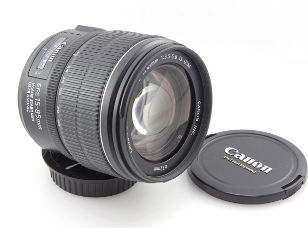 Canon EFS 15-85mm f/3.5-5.6 IS USM, Zoom Lens - For APS-C EOS Cameras