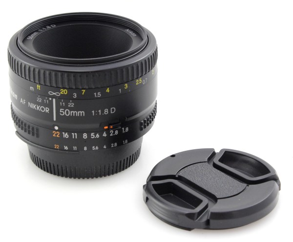 Nikon AF Nikkor 50mm f1.8D Prime Lens - Excellent Condition - NAF Mount