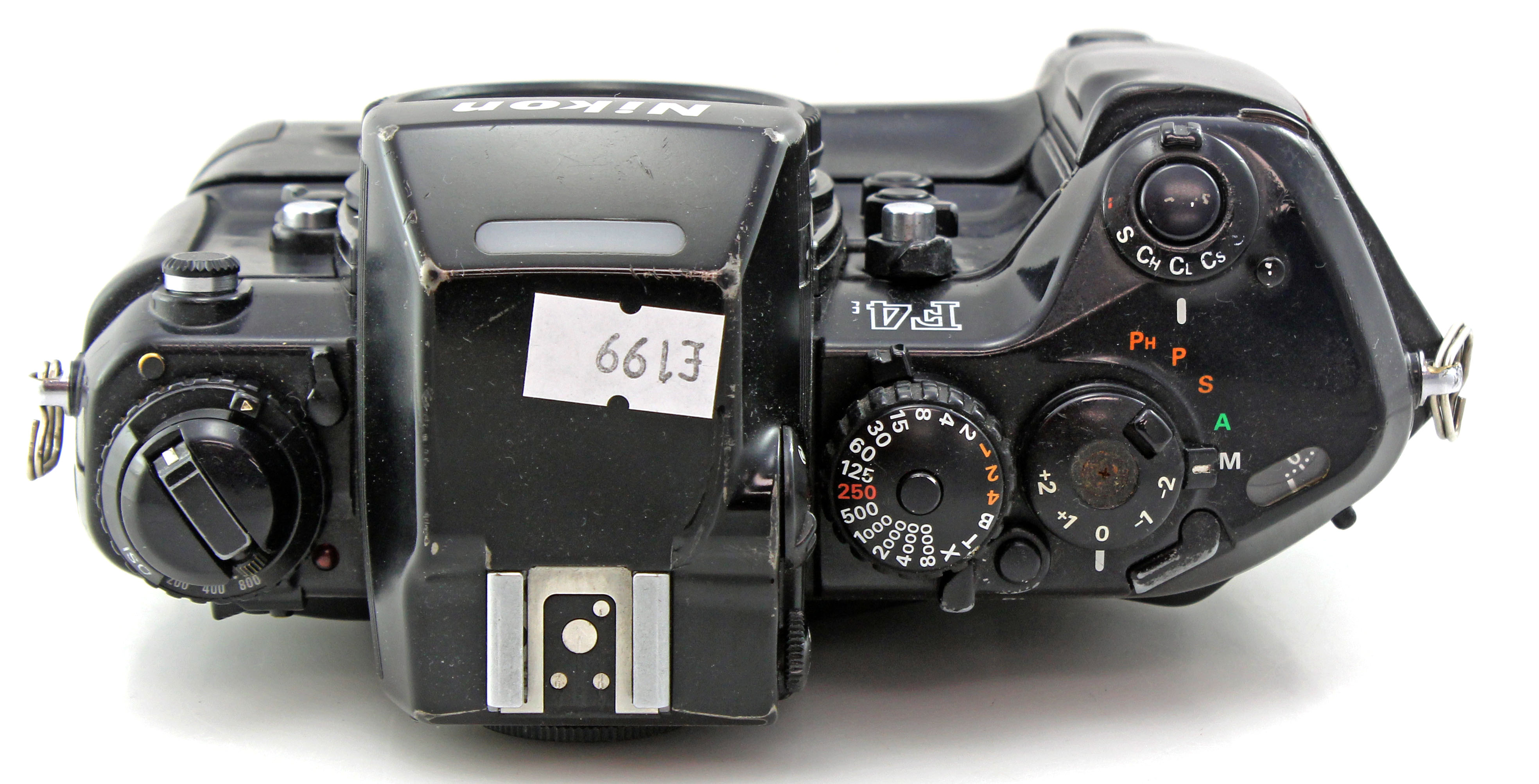 Nikon F4 (F4e) Professional 35mm SLR Film Camera Body w/ MB-23 Grip MF-22 Back - Image 4