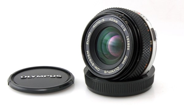 Olympus Zuiko Auto-S 40mm f2 Pancake Lens - OM fit legendary collector holy grail optic !