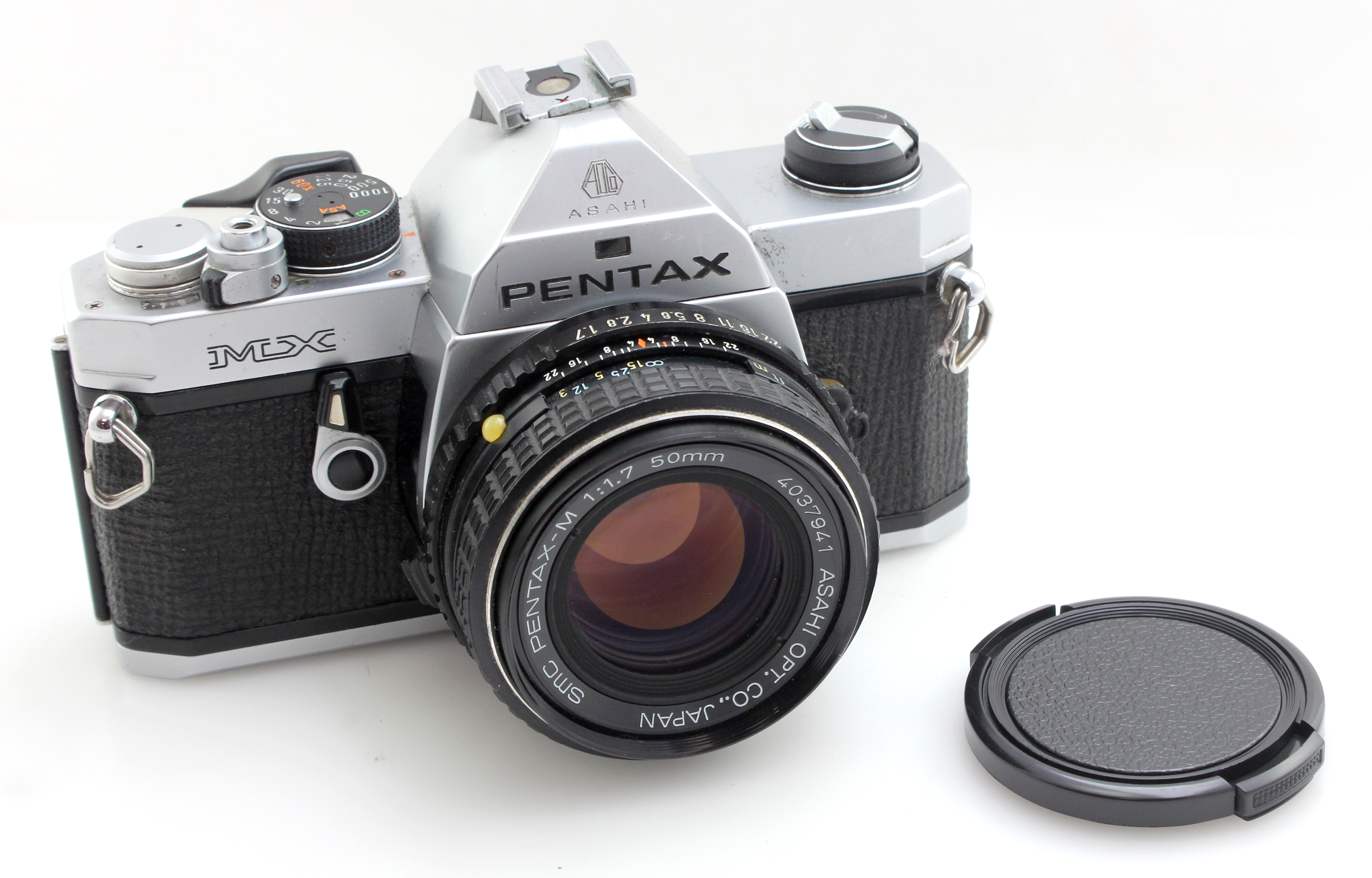 Pentax MX SLR 35mm Film Camera w/ Pentax-M 50mm f1.7 Lens - Rough