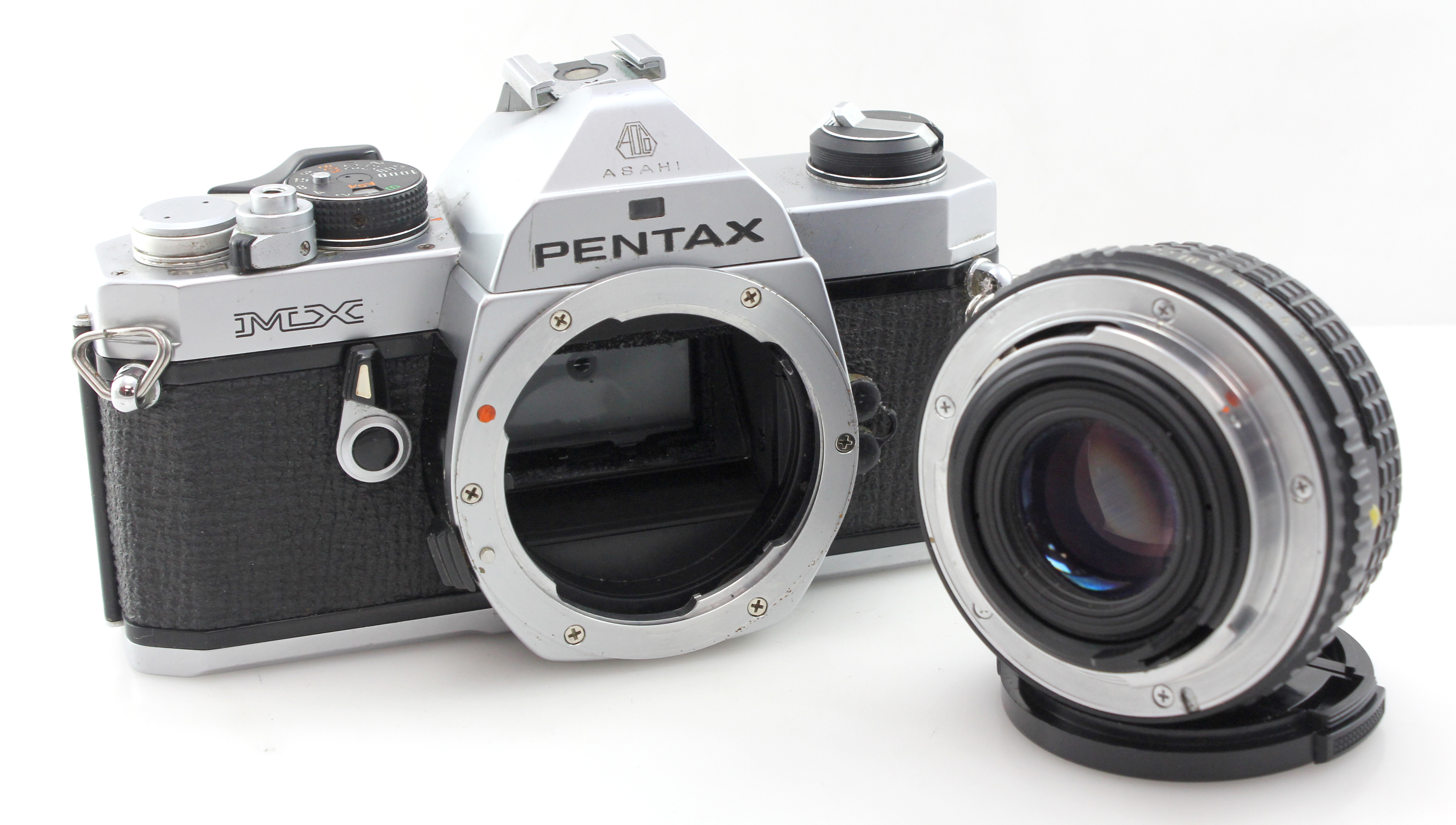 Pentax MX SLR 35mm Film Camera w/ Pentax-M 50mm f1.7 Lens - Rough - Image 7