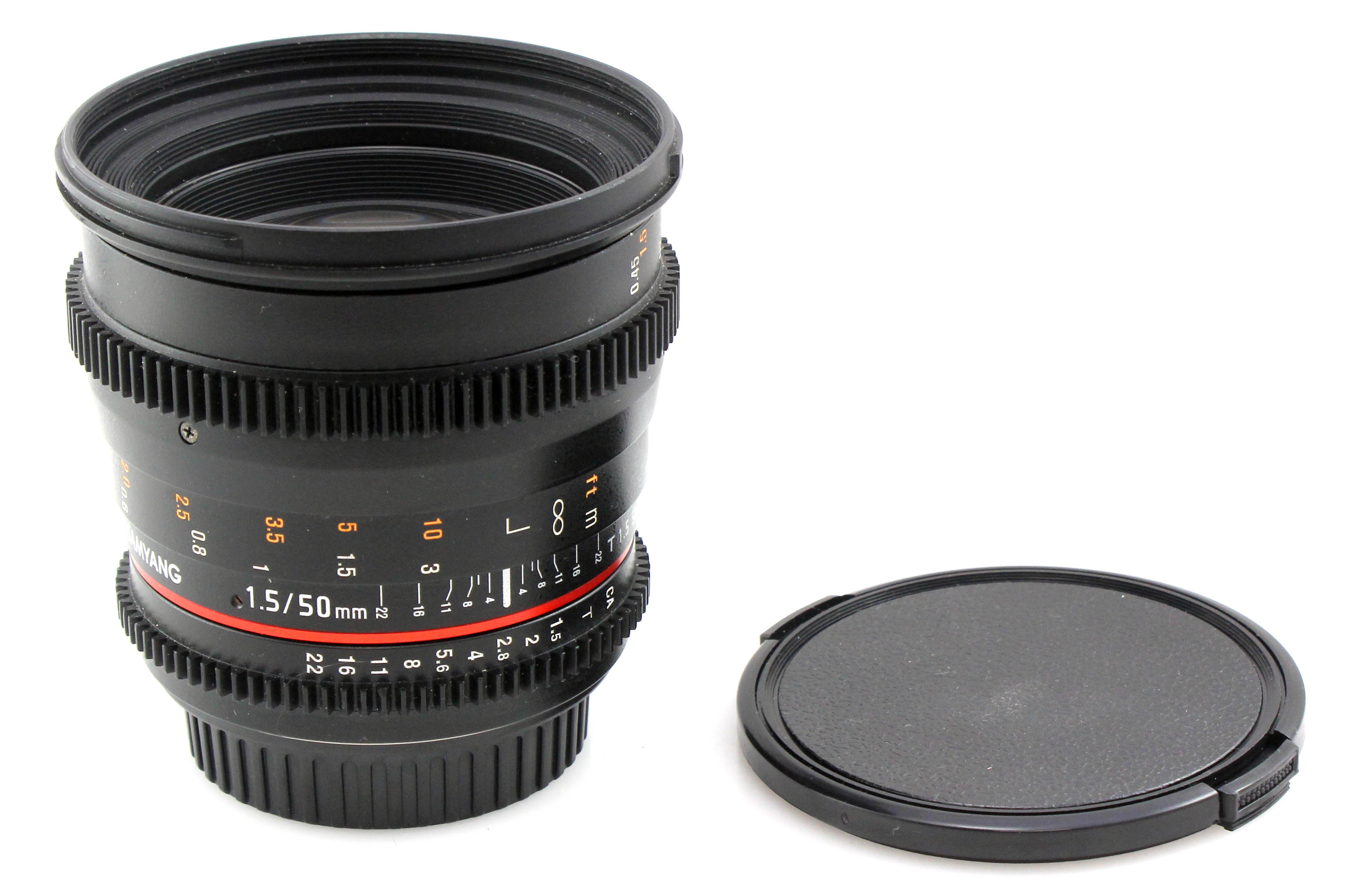 Samyang 50mm T1.5 AS IF UMC Standard Cine Lens for Canon EOS EF Mount Full Frame - Image 2