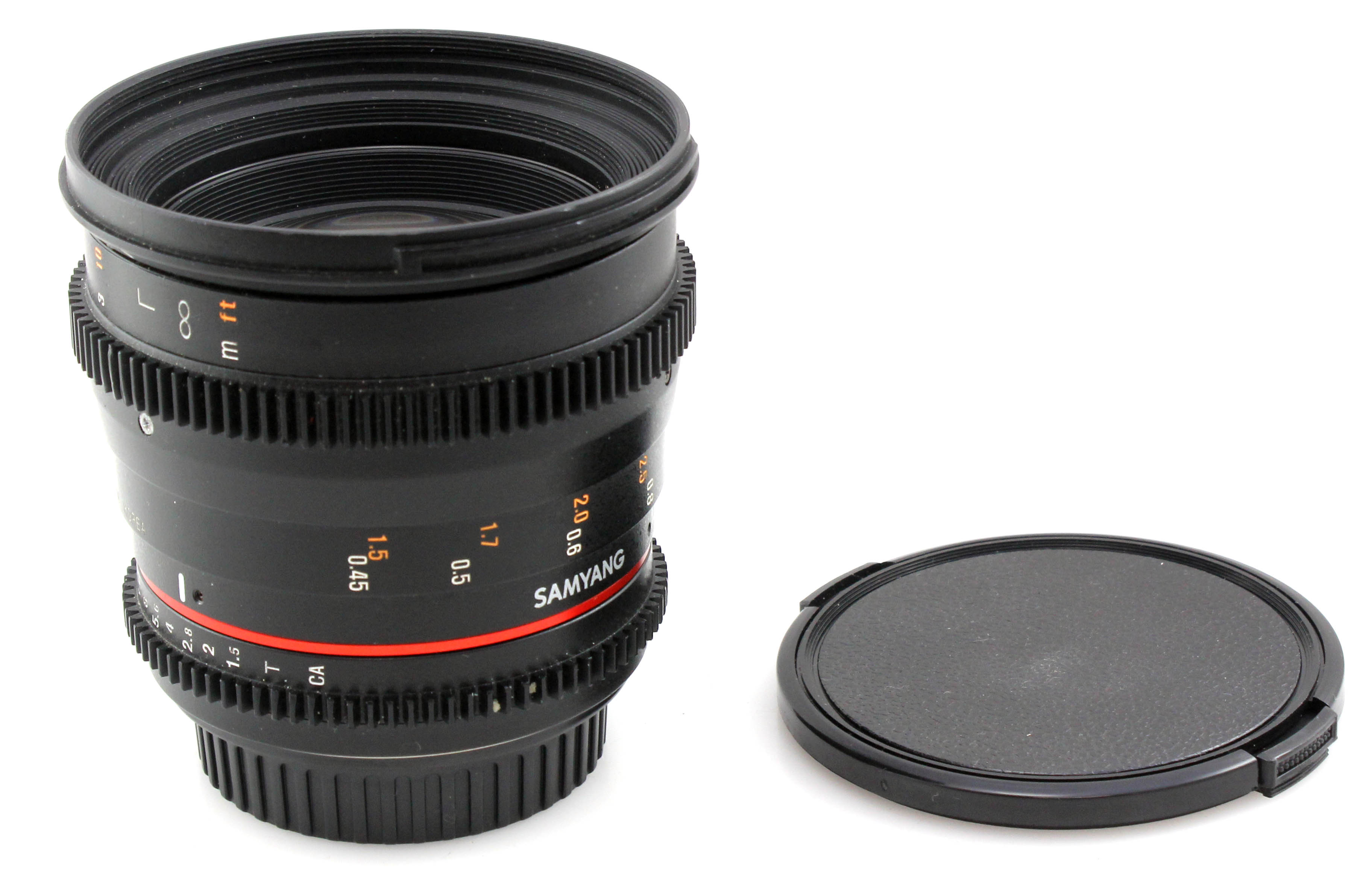 Samyang 50mm T1.5 AS IF UMC Standard Cine Lens for Canon EOS EF Mount Full Frame - Image 3