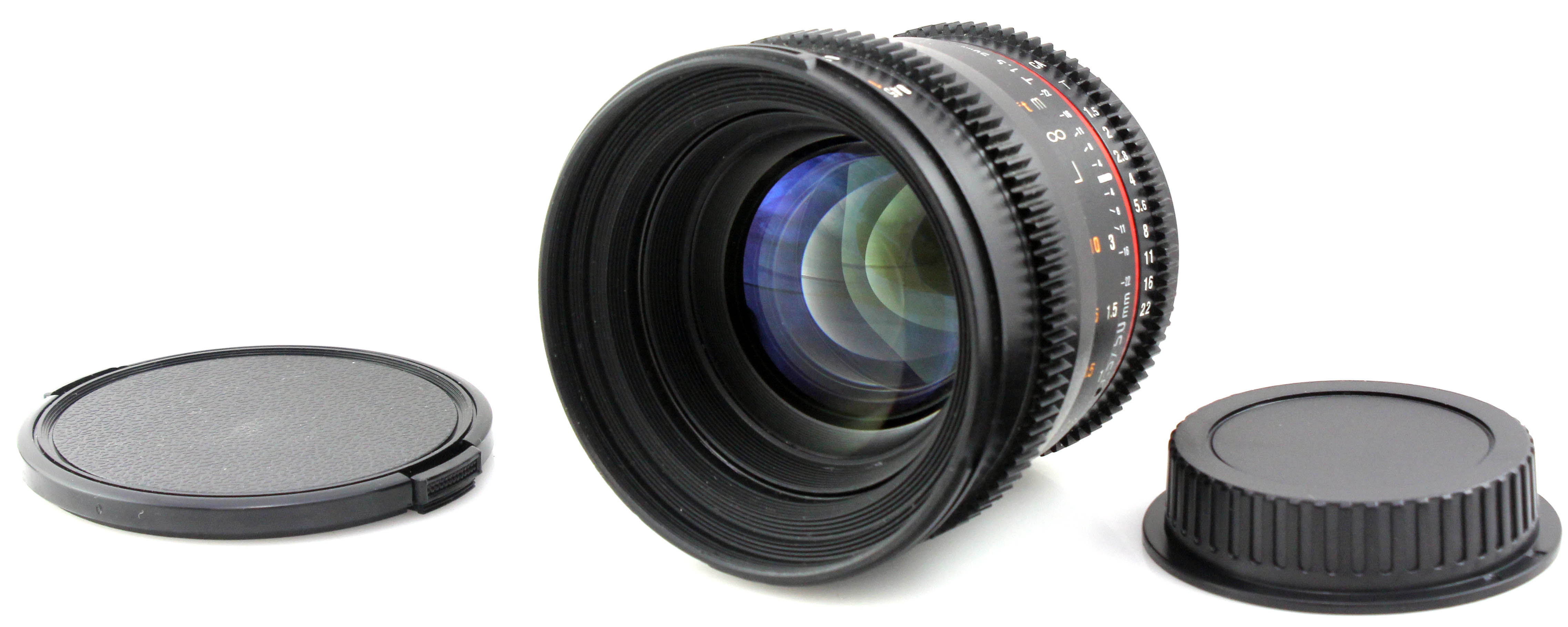 Samyang 50mm T1.5 AS IF UMC Standard Cine Lens for Canon EOS EF Mount Full Frame