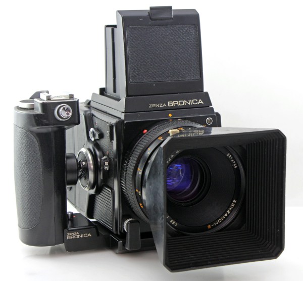 Bronica SQ-A 6x6 120 Film Camera, w/ 80mm f/2.8 Zenzanon-S Lens, Waist Level Finder