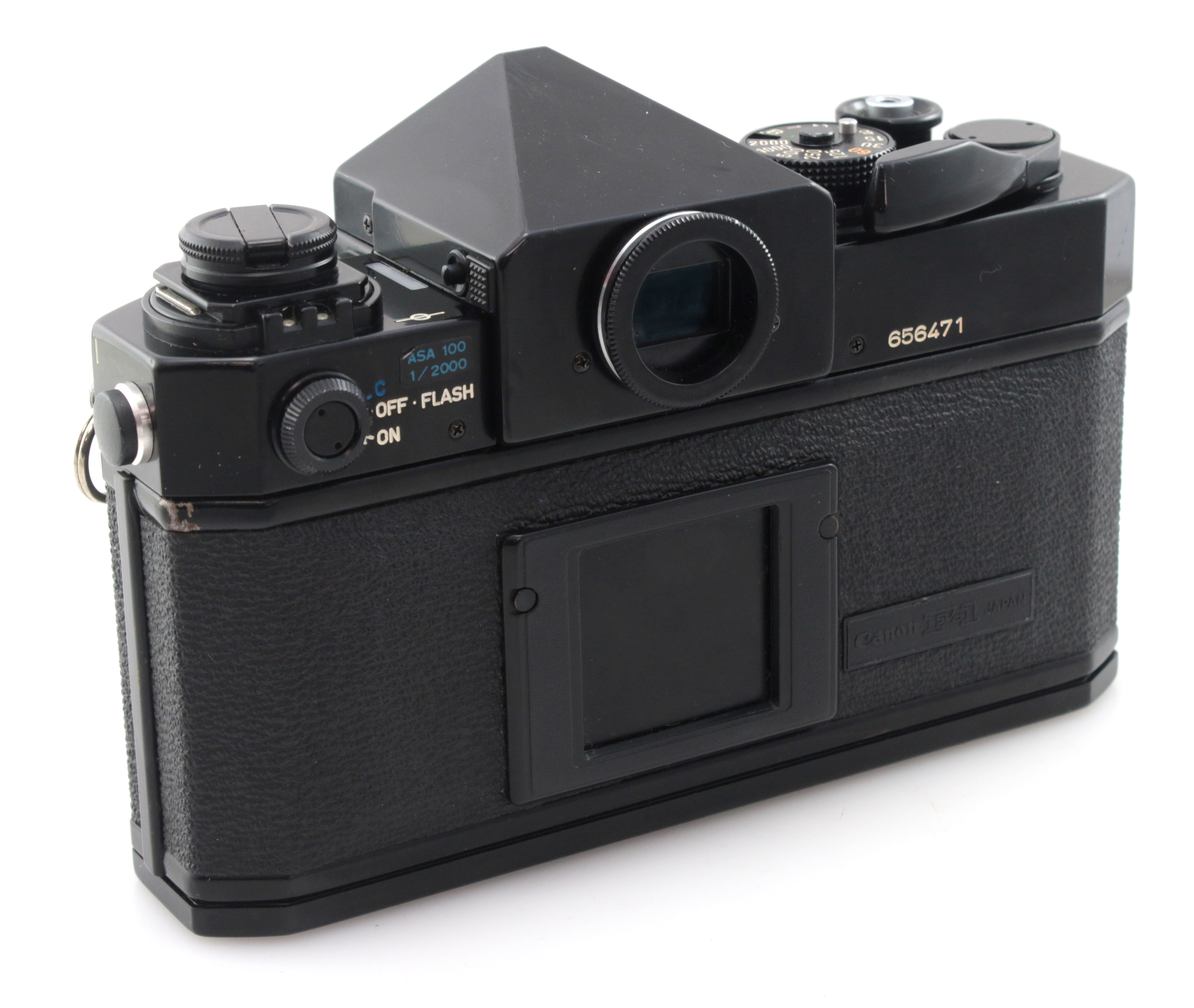 Canon F-1 Professional 35mm Film SLR Camera w/ 50mm f1.8 FD Lens & Case - Image 3