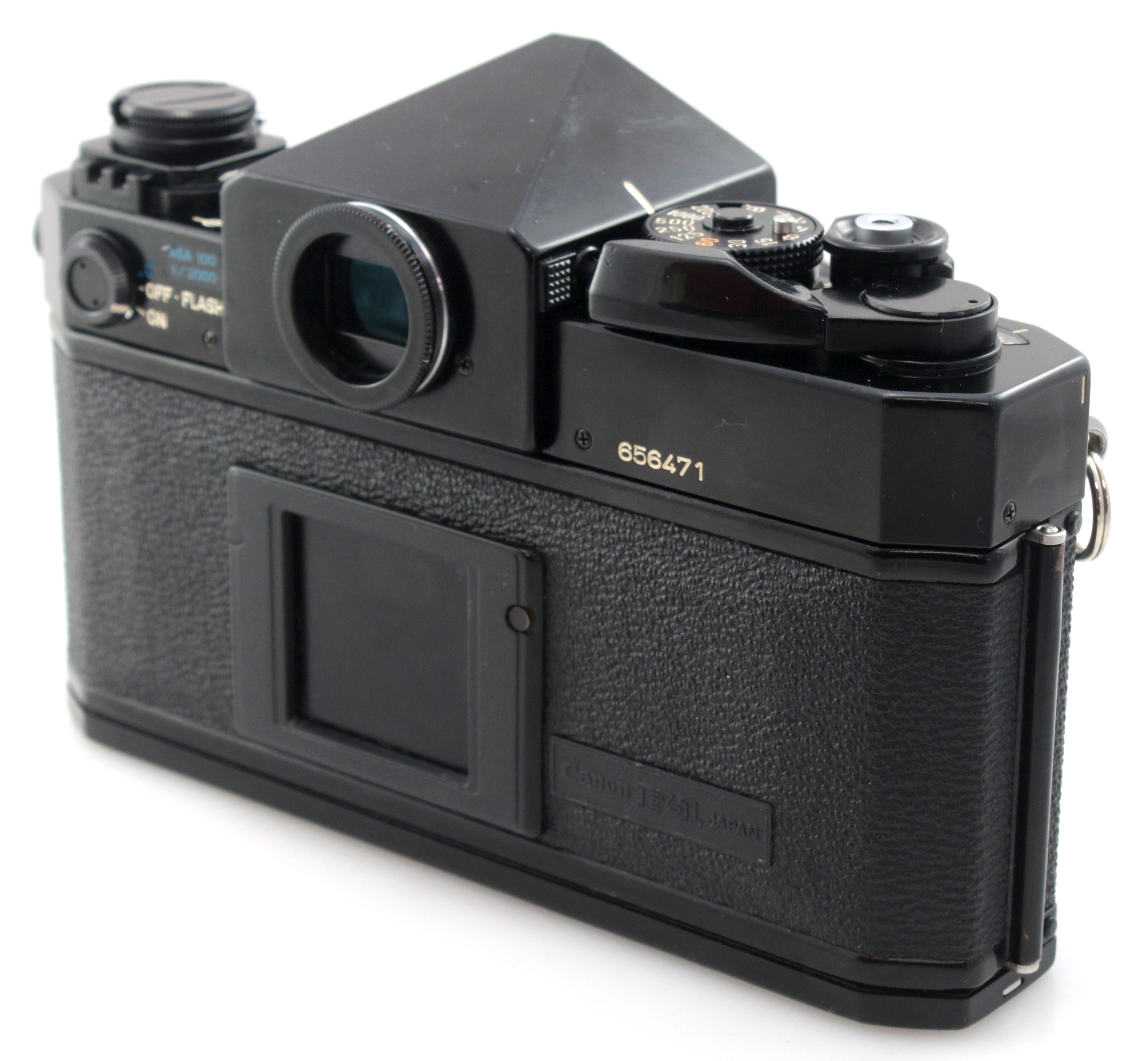 Canon F-1 Professional 35mm Film SLR Camera w/ 50mm f1.8 FD Lens & Case - Image 4