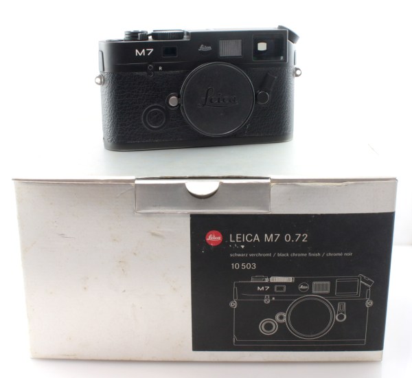 Boxed Leica M7 Black 35mm Rangefinder Camera Body - Great Condition