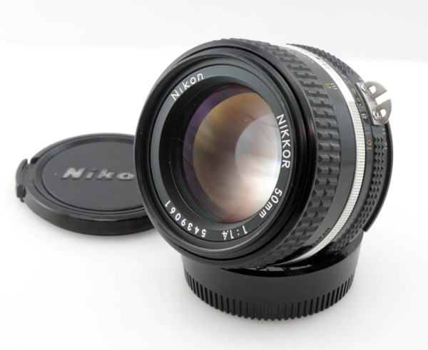 Nikon AIS Nikkor 50mm f1.4 Fast Prime Standard Lens - Nikon F Ai Ais Mount