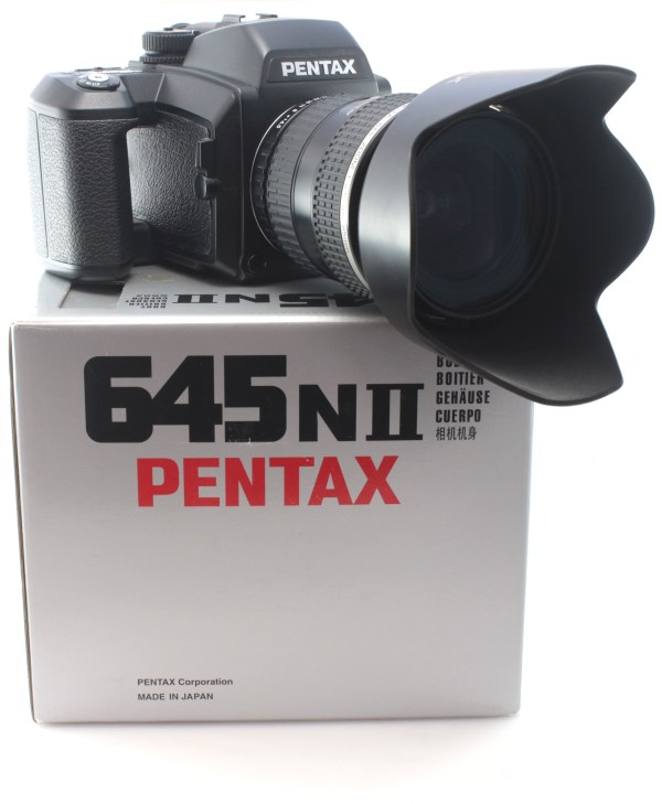 Pentax 645NII with 45-85mm F4.5 Lens. 120 Medium Format Autofocus Camera