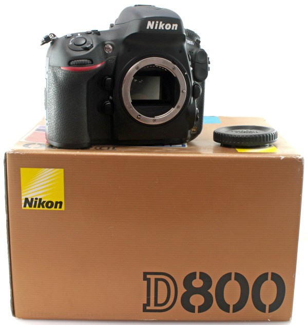 boxed - Nikon D800 36.3 Megapixel Full Frame (FX) Professional DSLR Camera - Low shutter count