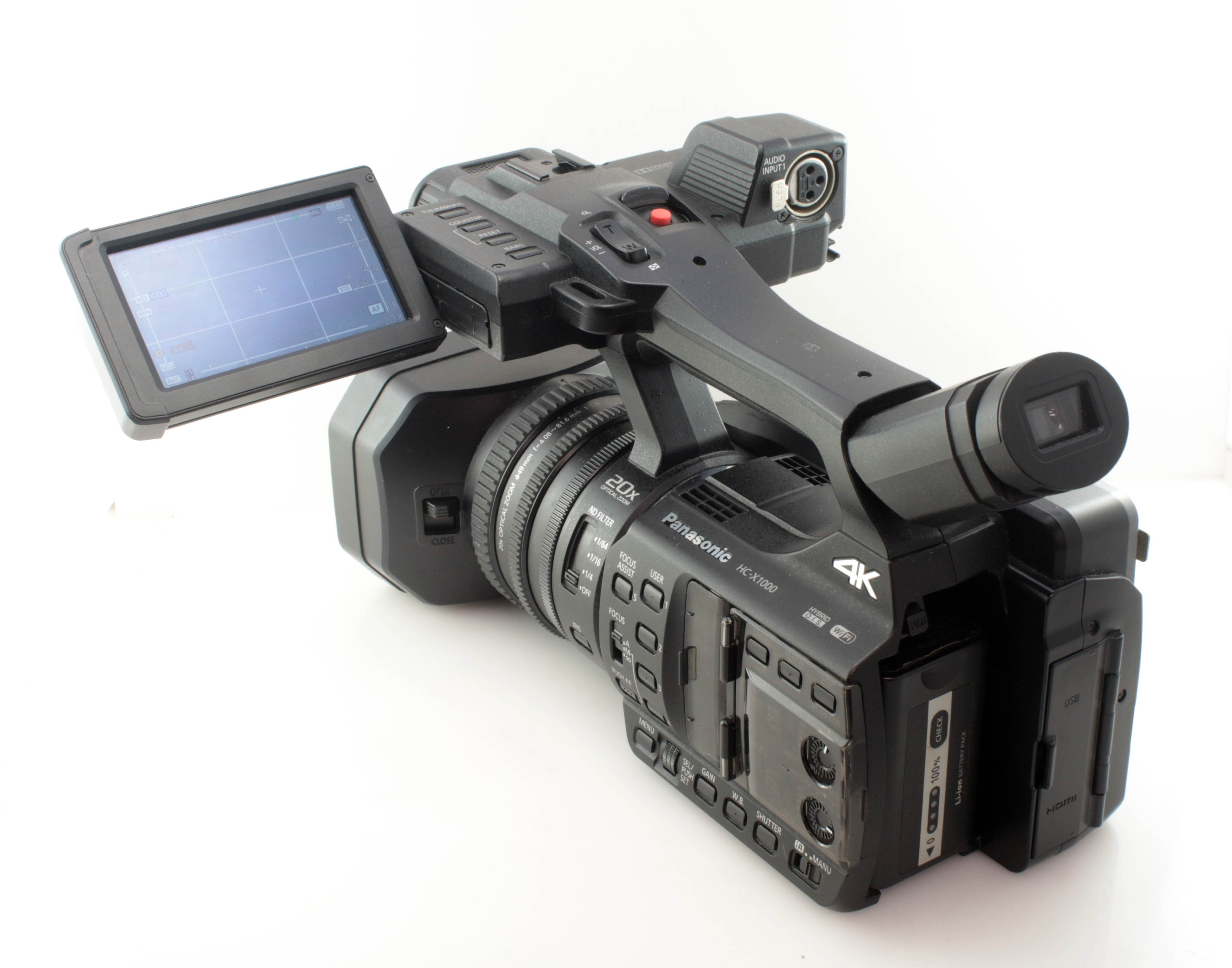Panasonic HC-X1000 4k Cinema Movie Video Camcorder Leica 29-600mm f1.8 Equiv Zoom Lens - Image 4