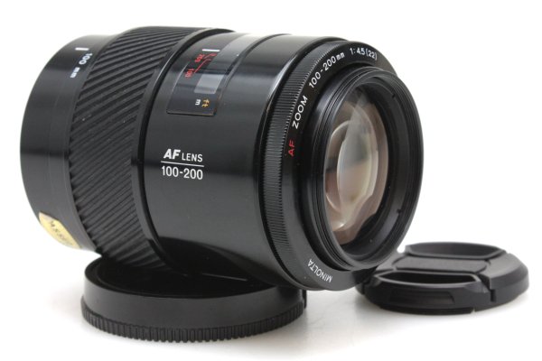 Minolta AF 100-200mm f/4.5 Zoom Lens, with Caps - Minolta / Sony Alpha Mount