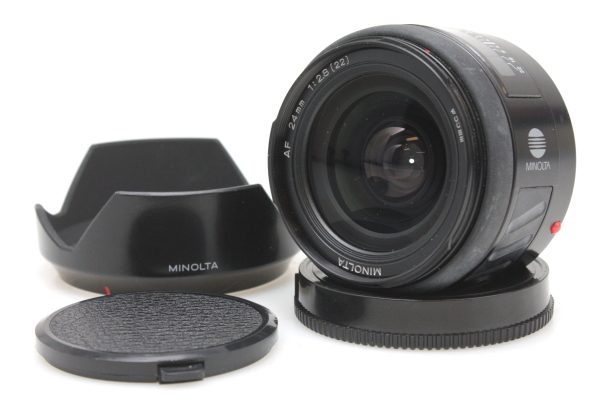 Minolta AF 24mm f/2.8 Prime Lens, with Caps - Minolta / Sony Alpha Mount