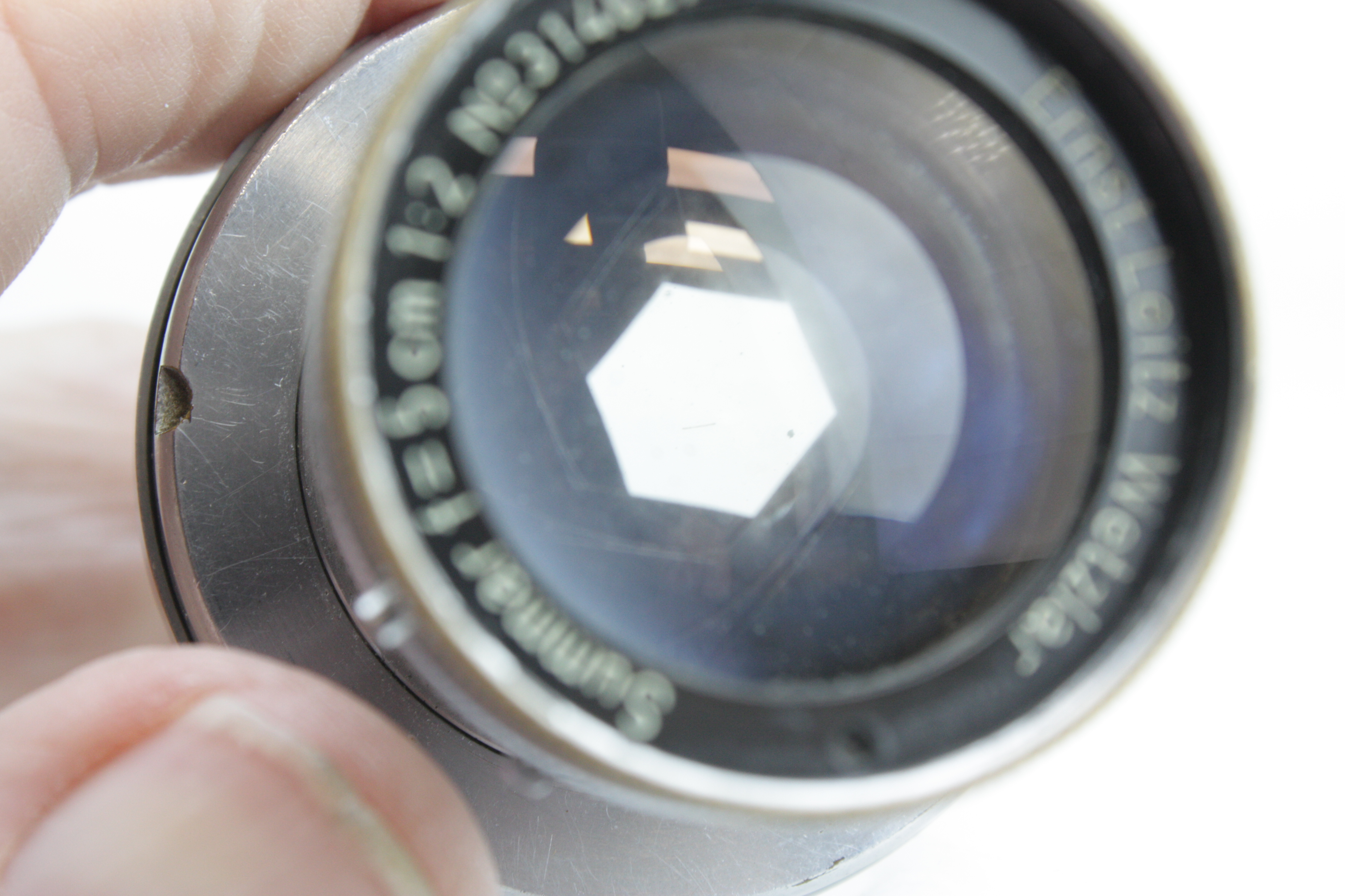 Leitz Wetzlar SUMMAR 5cm 50mm f/2 lens Leica L39 LTM 39mm (READ) - Image 8