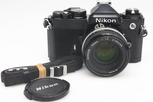 Nikon FE 35mm SLR Film Camera, With Nikkor 50mm f/1.8 AIS Lens