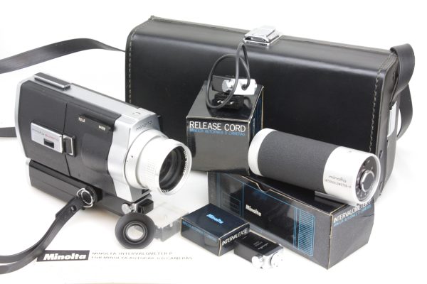 Minolta Autopak D6 Super 8 Cine Camera, Intervalometer Etc. with Case