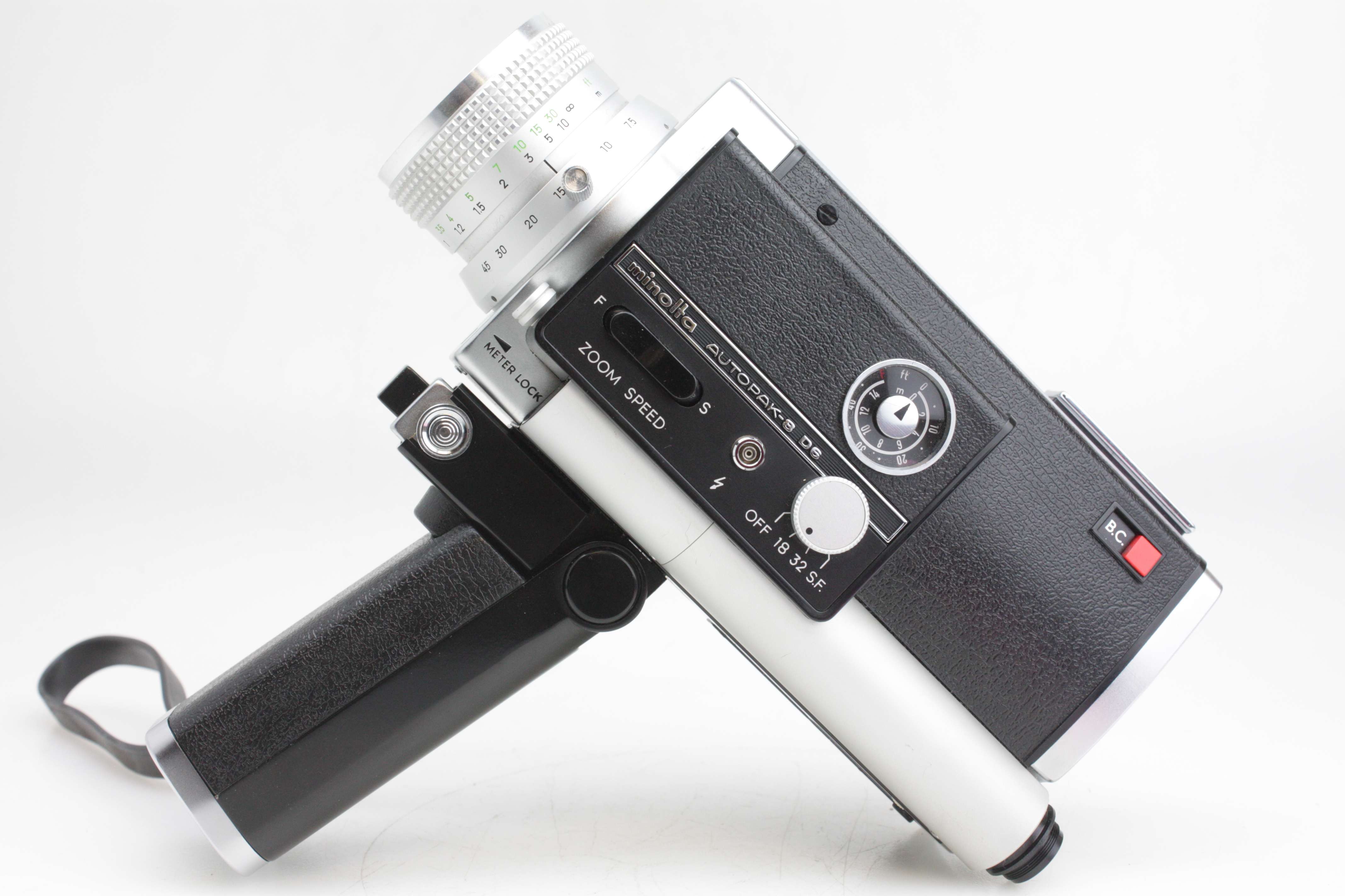 Minolta Autopak D6 Super 8 Cine Camera +Intervalometer etc. & case