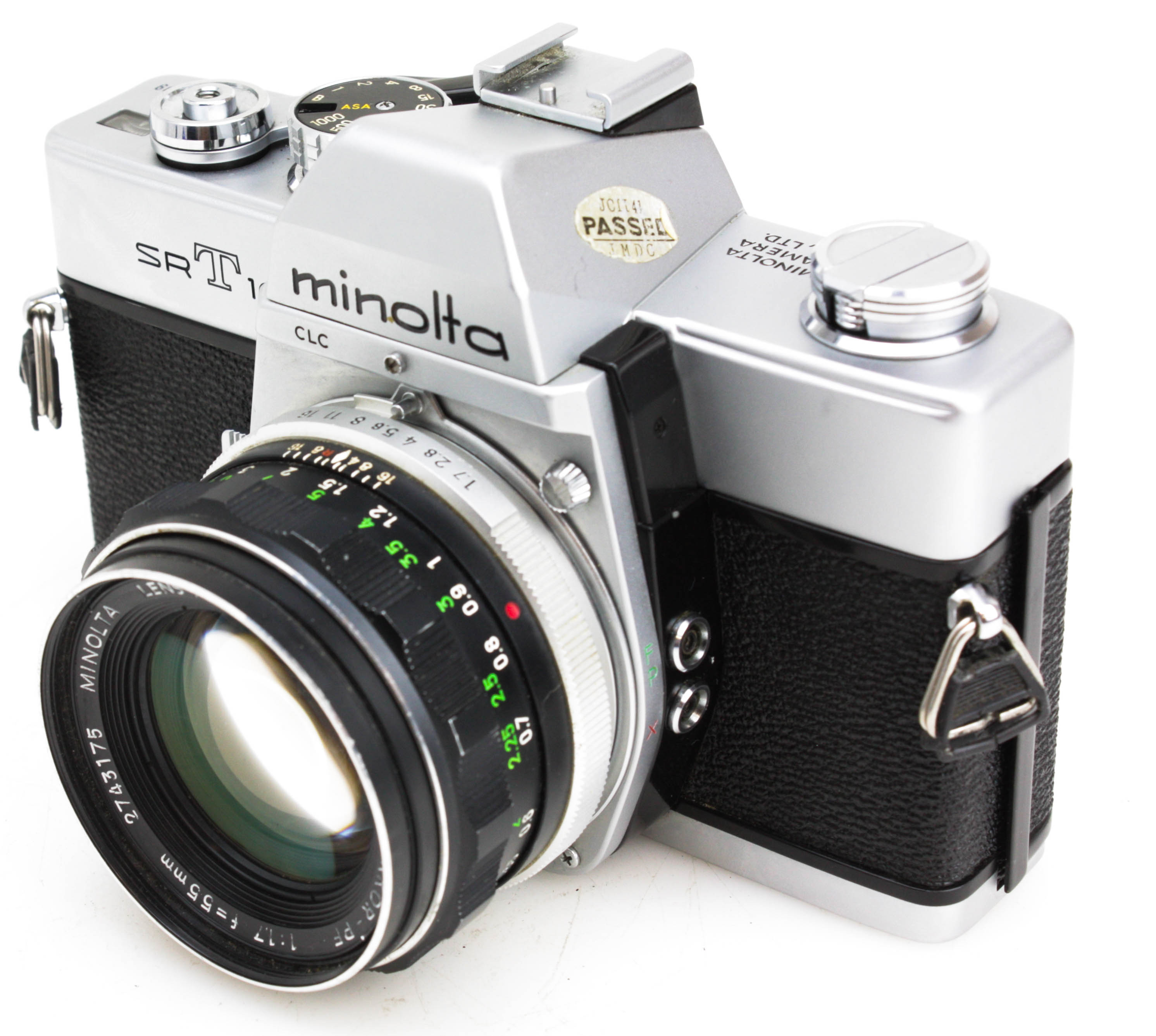 Minolta SRT101 35mm Film SLR Camera W/ 55mm F/1.7 MC ROKKOR Lens - Image 4